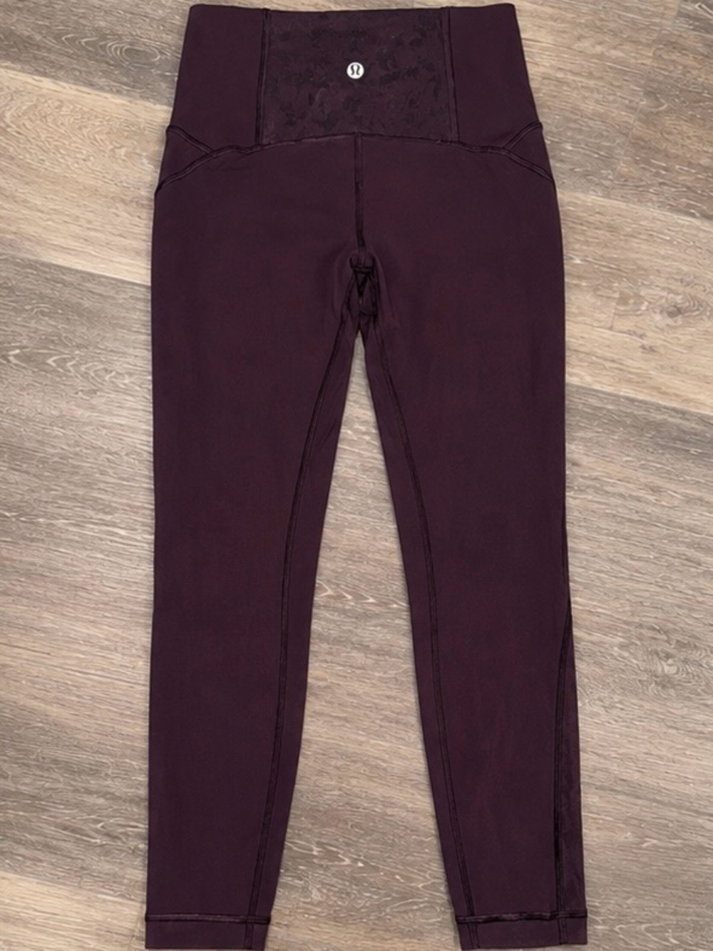 Lululemon High-Rise Plum Leggings